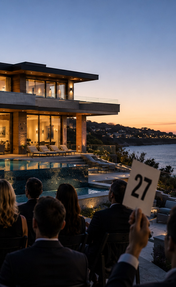 A live Sellers Reserve auction event